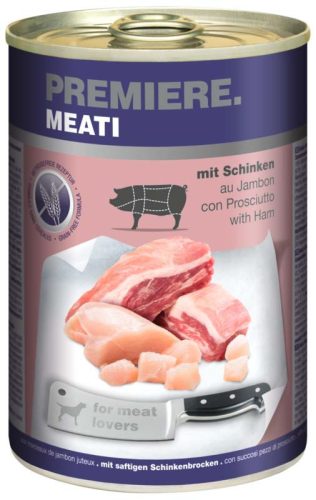 Premiere Meati Hrană pentru câini adulți, cu șuncă 400 g
