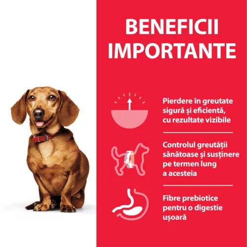 Hill's Perfect Weight Hrană uscată pentru câini adulți de talie mică și medie, cu pui 1.5 kg