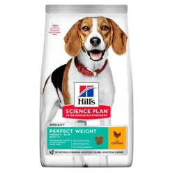   Hill's Perfect Weight Hrană uscată pentru câini adulți de talie medie, cu pui 2 kg