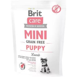   Brit Mini Grain Free Hrană pentru câini juniori, cu miel 400g