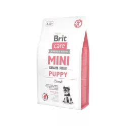   Brit Mini Grain Free Hrană pentru câini juniori, cu miel 2 kg