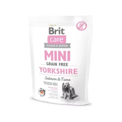   Brit Mini Grain Free Yorkshire Hrană pentru câini, cu somon și ton 400g