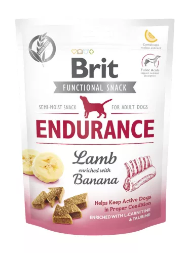 Brit Care Functional Snack Recompense pentru câini adulți, cu miel și banană 150g