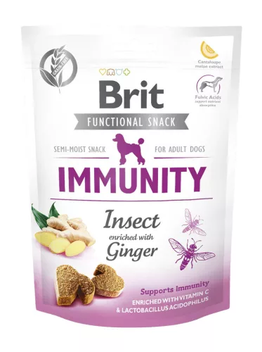 Brit Care Functional Snack Recompense pentru câini adulți, cu insecte și ghimbir 150g