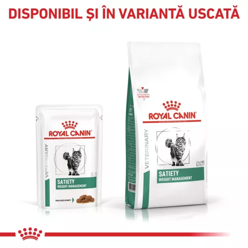 Royal Canin Satiety Weight Management Hrană umedă pentru pisici adulte 85 g