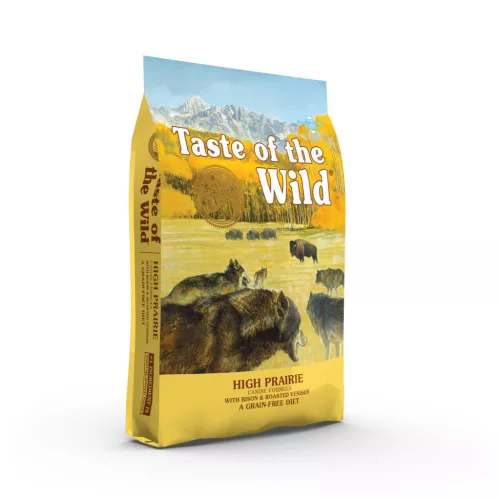 Taste of the Wild High Prairie Hrană uscată pentru câini, cu bizon și miel 2 kg