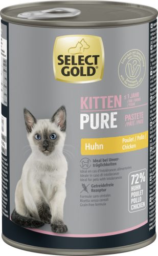 Select Gold Pure Hrană pentru pisici, cu pui 400g