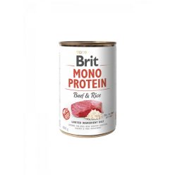   Brit Mono Protein Hrană pentru câini, cu vită și orez 400g