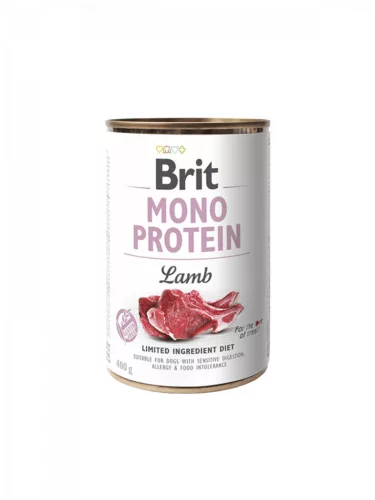 Brit Mono Protein Hrană pentru câini, cu miel 400g