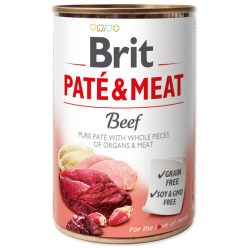   Brit Paté & Meat Hrană umedă pentru câini adulți, cu vită 400g