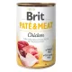 Brit Paté & Meat Hrană umedă pentru câini adulți, cu pui și vită 400 g