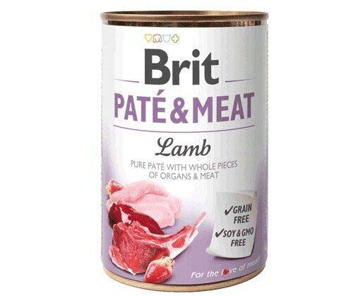 Brit Paté & Meat Hrană umedă pentru câini adulți, cu miel 400g