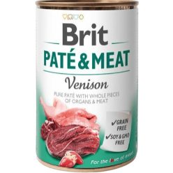   Brit Paté & Meat Hrană umedă pentru câini adulți, cu vânat 400g