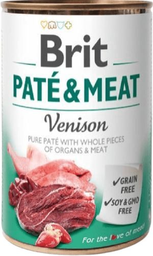 Brit Paté & Meat Hrană umedă pentru câini adulți, cu vânat 400g