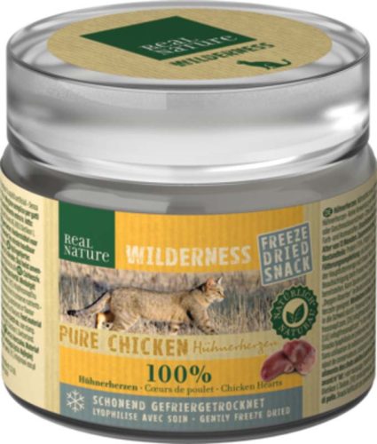 Real Nature Wilderness Recompense pentru pisici, cu inimă de pui 25g