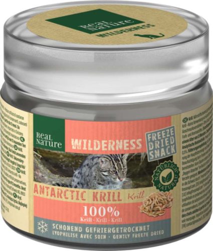Real Nature Wilderness Recompense pentru pisici, cu krill antarctic 20g