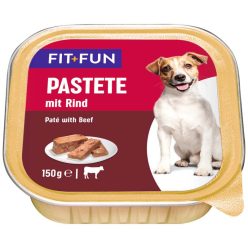 Fit+Fun Hrană umedă pentru câini adulți, cu vită 150 g