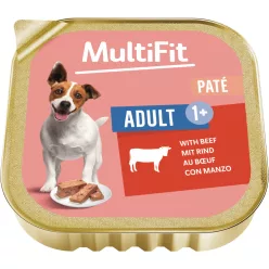 MultiFit Hrană umedă pentru câini adulți, cu vită 150 g