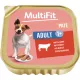MultiFit Hrană umedă pentru câini adulți, cu vită 150 g