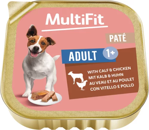 MultiFit Hrană pentru câini adulți cu vită 150 g