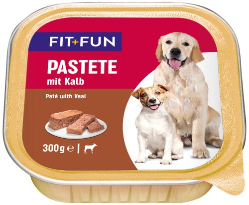 Fit+Fun Hrană pentru câini adulți cu vită 300g