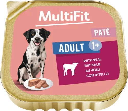 MultiFit Hrană pentru câini adulți cu vită 300 g