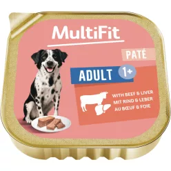   MultiFit Hrană pentru câini adulți cu vită și ficat 300 g