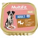 MultiFit Hrană umedă pentru câini adulți, cu miel și vită 300 g