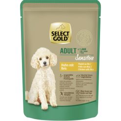   Select Gold Sensitive Hrană umedă pentru câini adulți cu pui și orez 100 g