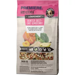   Premiere Raw Kitchen Hrană complementară pentru câini adulți cu fructe și legume 500 g