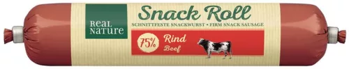 Real Nature Snack Roll Recompense pentru câini, cu vită 80g
