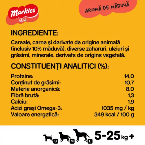 Pedigree Markies Minis Hrană complementară pentru câini adulți 500 g