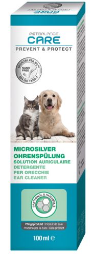 Pet Balance MicroSilver Soluție auriculară pentru curățare 100 ml