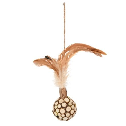 AniOne Jucărie pentru pisici, pene cu minge Matatabi