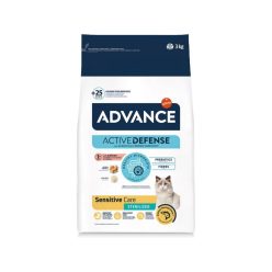   Advance Sterilized Sensitive Hrană uscată pentru pisici 3 kg