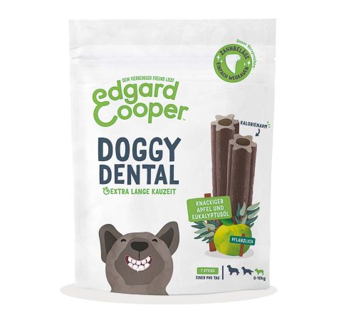 Edgard & Cooper Dental Sticks cu măr și eucalipt pentru câini 105 g