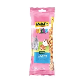 MultiFit Sticks Snacks pentru junior – gustare suplimentară pentru rozătoare și iepuri pitici 2 buc