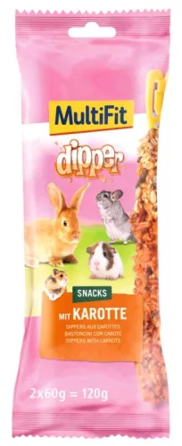 MultiFit Gustare pentru rozătoare cu morcovi 2 buc.