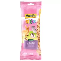   MultiFit Baton pentru rozătoare cu fructe de pădure, 2 buc.