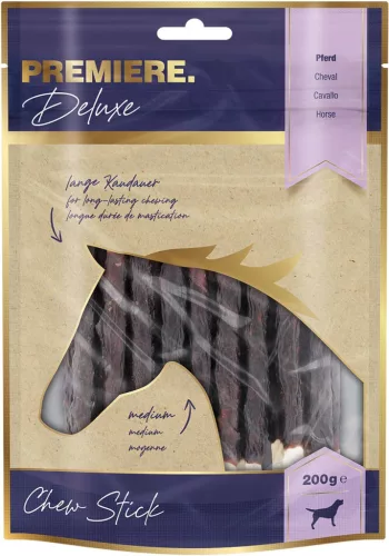 Premiere Chew It Recompense pentru câini cu cal 200 g