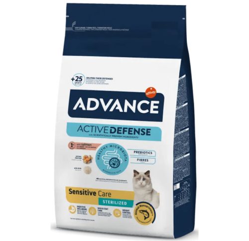 Advance Sterilized Sensitive Hrană uscată pentru pisici, cu somon 1,5 kg