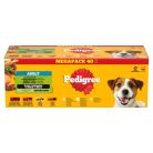 Pedigree Adult Hrană umedă câini, pasăre cu sos 40x100 g