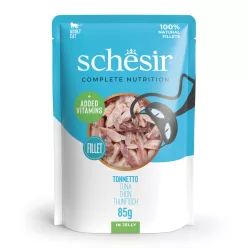   Schesir Hrană umedă completă pentru pisici adulte cu ton în aspic 85 g