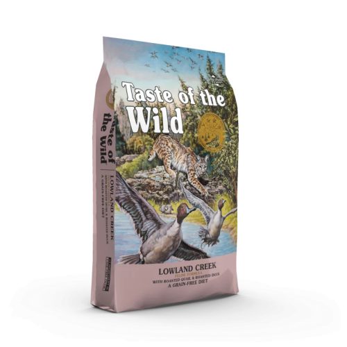 Taste of the Wild Lowland Creek Hrană uscată pentru pisici cu prepelită și rață 2 kg