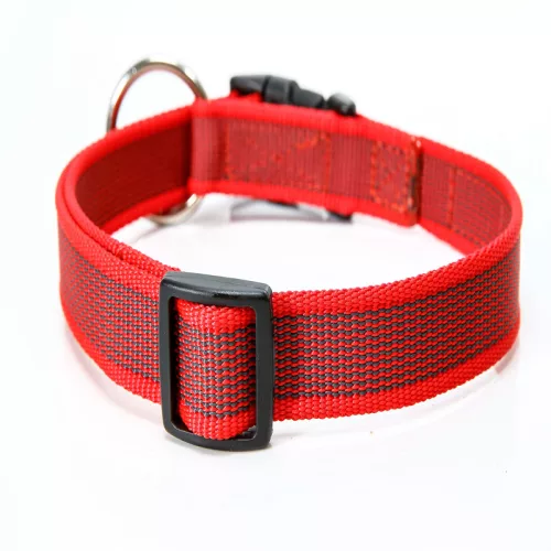 Julius K9 Zgardă pentru câine 27-42 cm roșu-gri