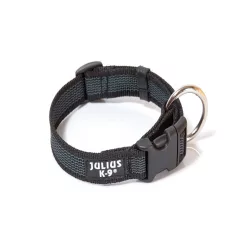 Julius K9 Zgardă pentru câine 27-42 cm negru-gri