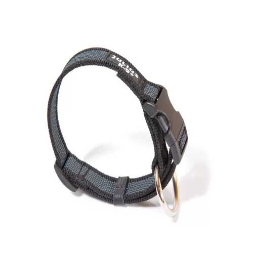 Julius K9 Zgardă pentru câine 27-42 cm negru-gri