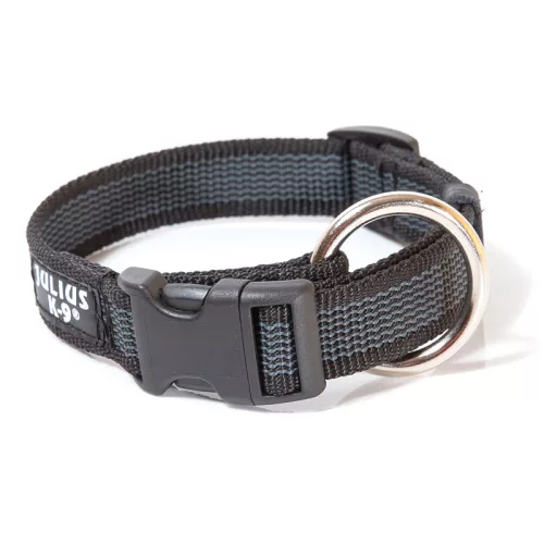 Julius K9 Zgardă pentru câine 39-65 cm negru-gri