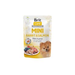   Brit Mini Hrană umedă pentru câini adulți, cu iepure și somon 85 g