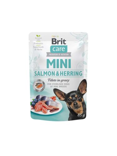 Brit Mini Hrană umedă pentru câini adulți, cu somon 85 g